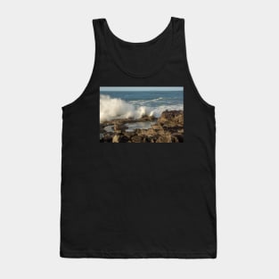 Spray over rocks. Tank Top